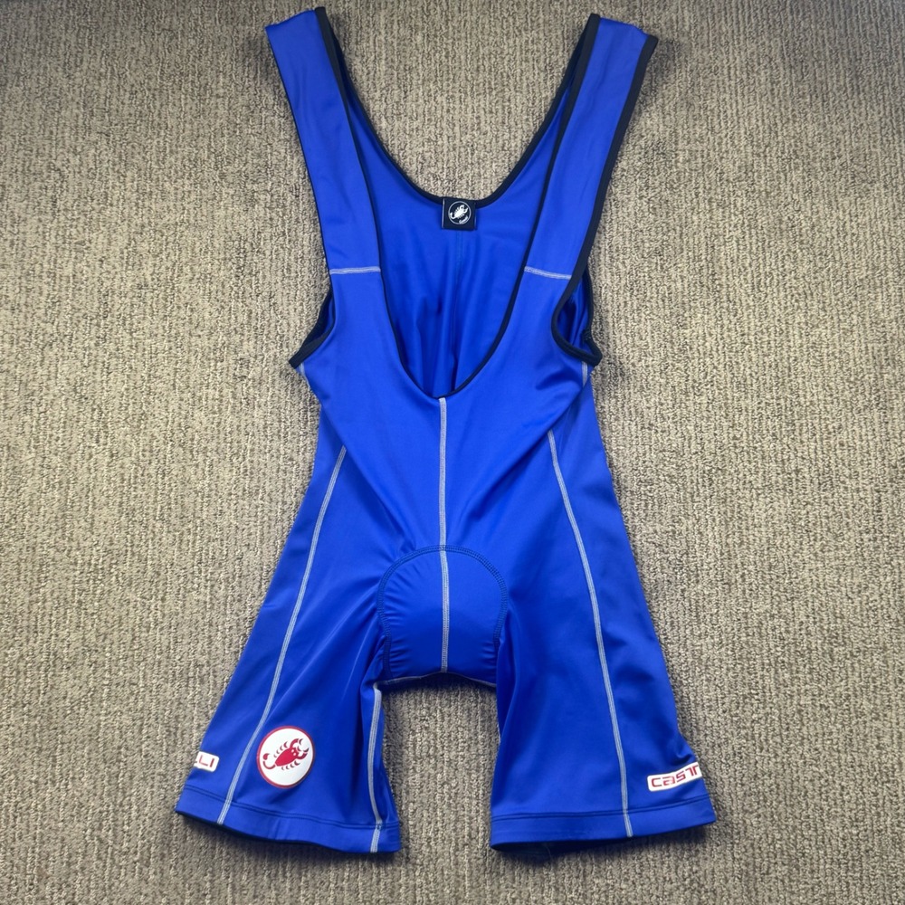 Castelli Premio Speed Tri Short Padded Cycling Bib Womens L Blue